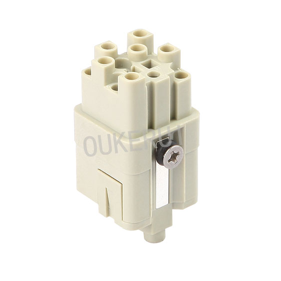 12-pins 400V heavy-duty connector vrouwelijk inzetstuk