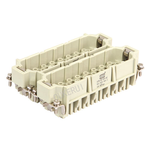 128-pins heavy-duty connector mannelijk inzetstuk