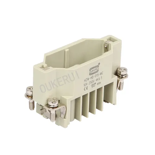 15-pins heavy-duty connector mannelijk inzetstuk