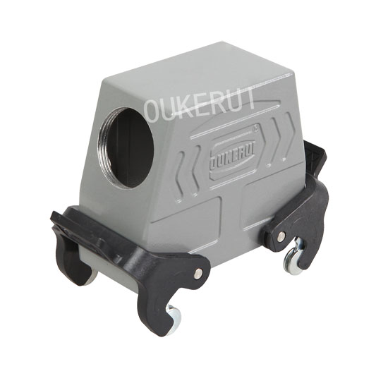 16B Zij-ingang hoge structuur dubbele kunststof hendel heavy duty connector kappen
