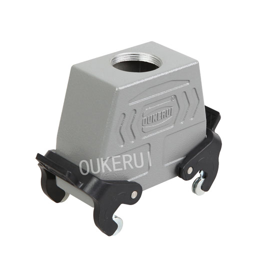 16B Top Entry hoge structuur dubbele kunststof hendel Heavy Duty Connector Hoods