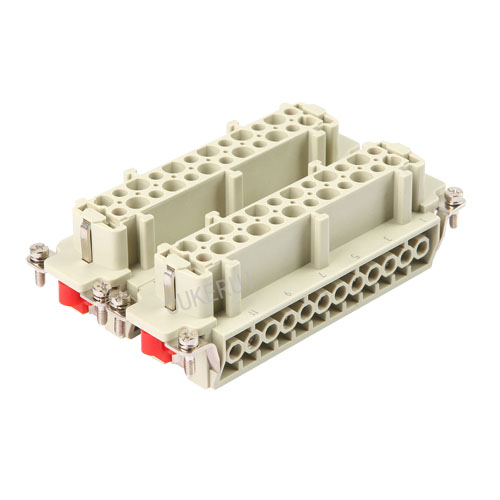 20-pins 16A 830V heavy-duty connector vrouwelijk inzetstuk