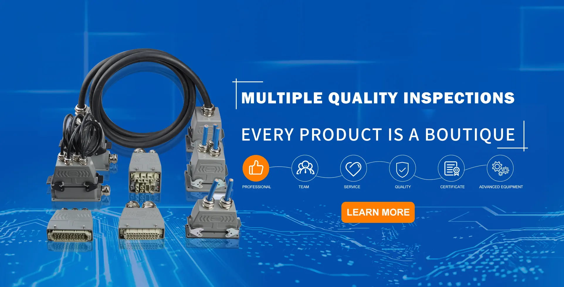 Fabrikanten van heavy-duty connectorinzetstukken
