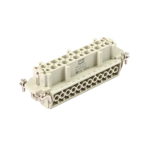 24-pins 16A 500V heavy-duty connector vrouwelijk inzetstuk