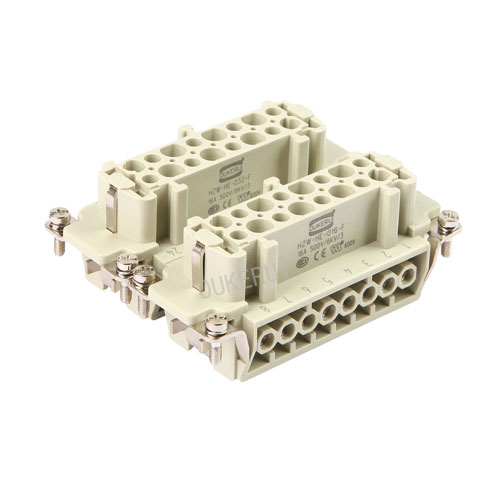 32-pins 16A 500V heavy-duty connector vrouwelijk inzetstuk