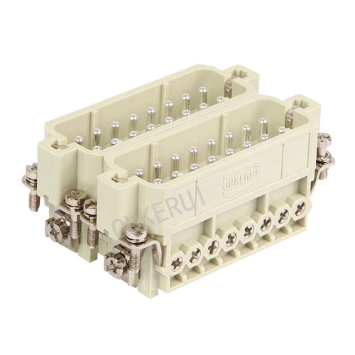 32-pins heavy-duty connector mannelijk inzetstuk