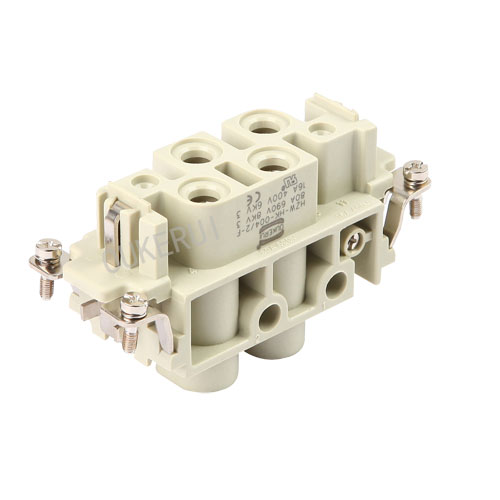 4/2-pins 80A heavy-duty connector vrouwelijk inzetstuk