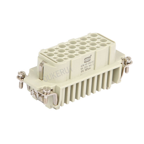 40-pins 10A 250V heavy-duty connector vrouwelijk inzetstuk