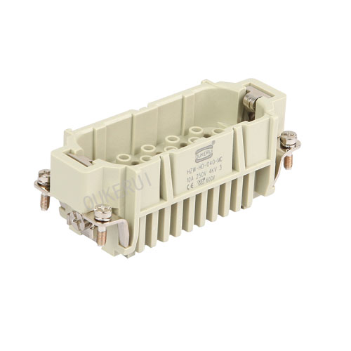 40Pin 10A 250V Heavy Duty connector mannelijk inzetstuk