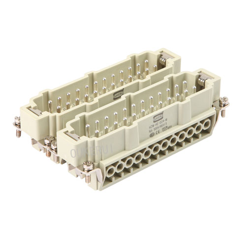 48-pins 16A 500V heavy-duty connector mannelijk inzetstuk