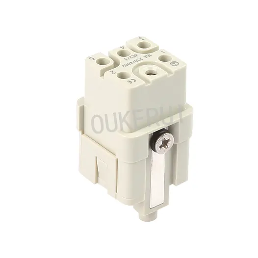 5-pins heavy-duty connector vrouwelijk inzetstuk