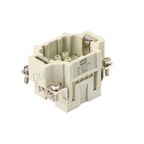 EE 10-pins 16A heavy-duty connector mannelijk inzetstuk